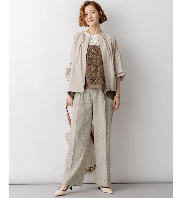 23区「2WAYストレッチタフタ ギャザーブルゾン」|その他|