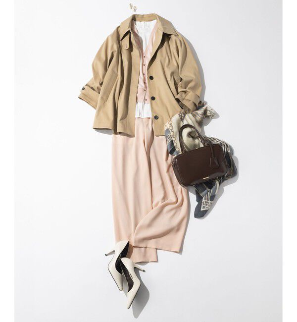 23区「【WEB&一部店舗限定】ストレッチジョーゼット ワイドパンツ」|その他|