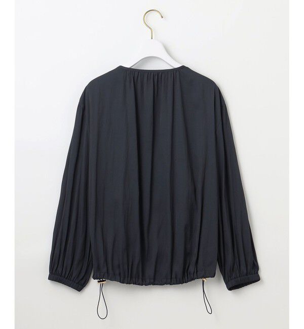 any SiS「【接触冷感・速乾・UVカット】ツヤテロギャザー ブルゾン」|ブルゾン・スタジャン|