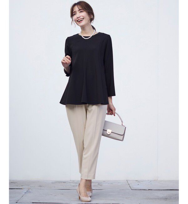 any SiS「【洗える】セレモニーダブルクロス ブラウス」|シャツ・ブラウス|