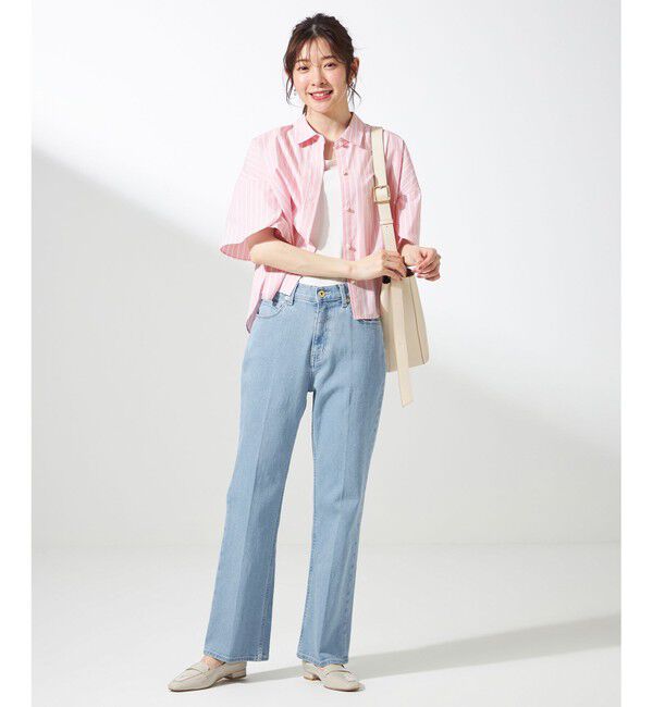 ANY SIS「【洗える】シアーコンビスクエアネック タンクトップ」|タンクトップ|