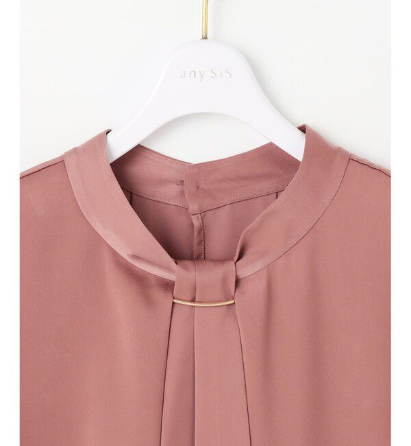 ANY SIS「【洗える】4WAY半袖 ボウブラウス」|シャツ・ブラウス|