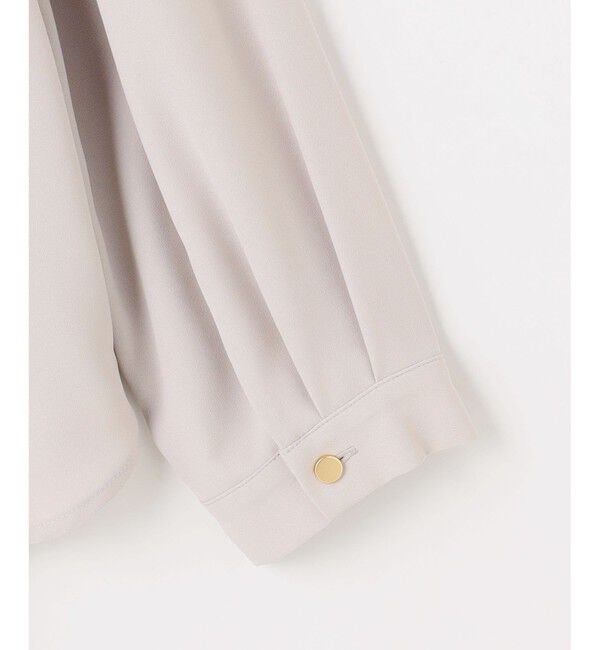 ANY SIS「フロントタックバイカラー ブラウス」|シャツ・ブラウス|