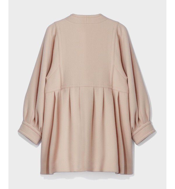 Grace Class「テントラインショートコート」|ノーカラーコート|