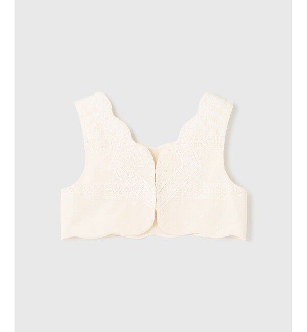 GRACE CONTINENTAL「エンブロイダリージレ」|ベスト・ジレ|