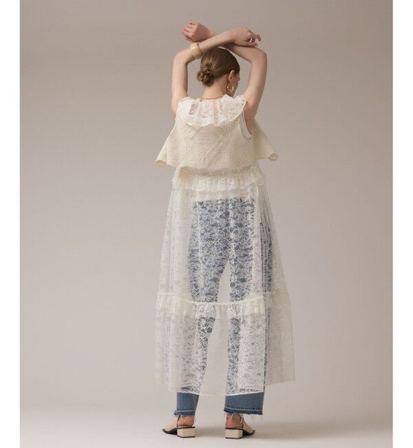 GRACE CONTINENTAL「エンブロイダリージレ」|ベスト・ジレ|