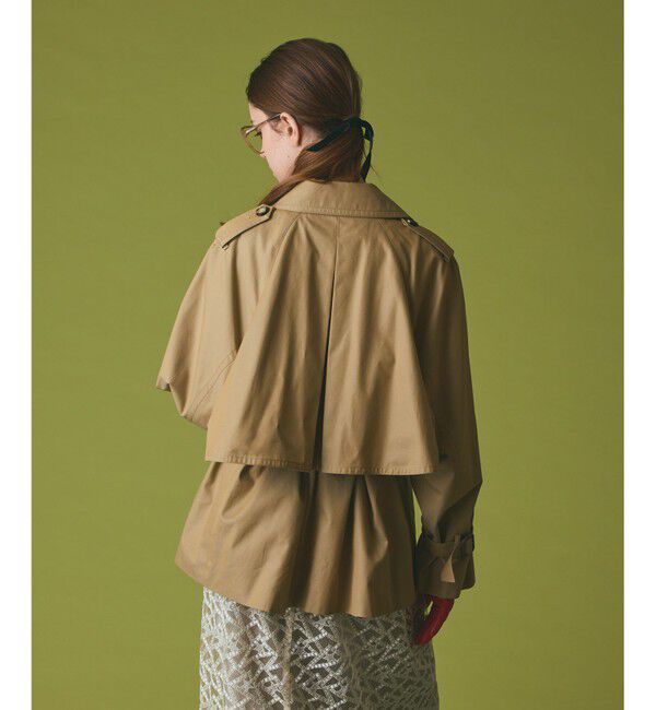 Grace Class「ケープショートトレンチコート」|トレンチコート|