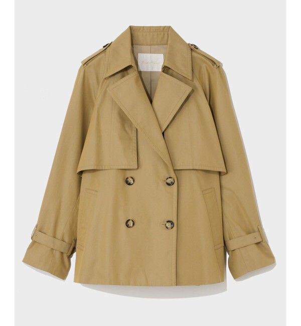 Grace Class「ケープショートトレンチコート」|トレンチコート|