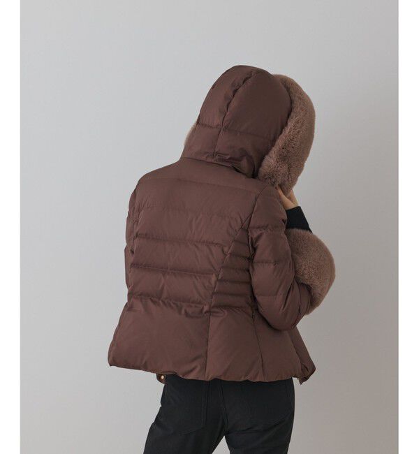 GRACE CONTINENTAL「エコファーショートダウンジャケット」|ダウン|