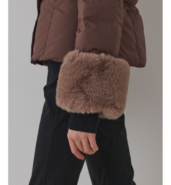 GRACE CONTINENTAL「エコファーショートダウンジャケット」|ダウン|