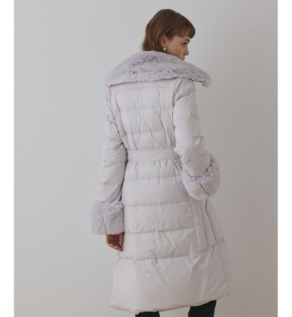 GRACE CONTINENTAL「ファーカラーロングダウン」|ダウン|