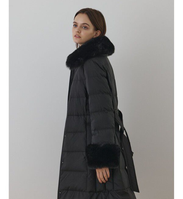 GRACE CONTINENTAL「ファーカラーロングダウン」|ダウン|