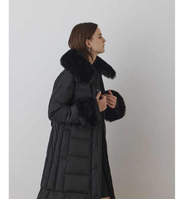 GRACE CONTINENTAL「ファーカラーロングダウン」|ダウン|