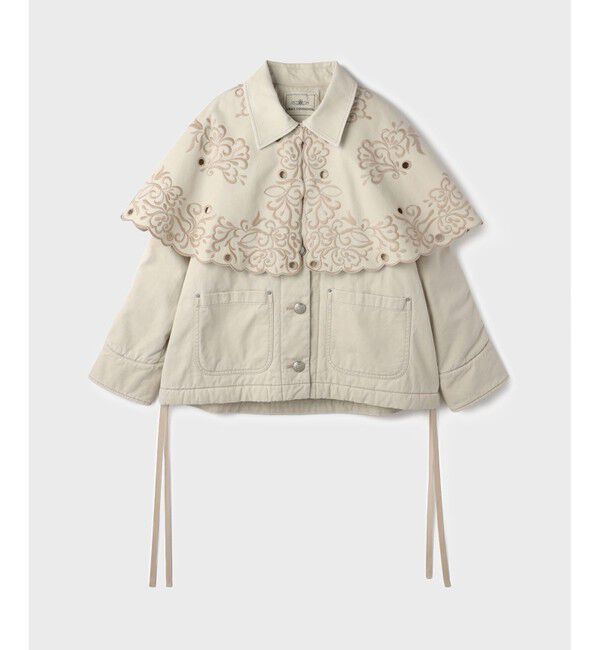 GRACE CONTINENTAL「ケープ付カバーオールジャケット」|その他|