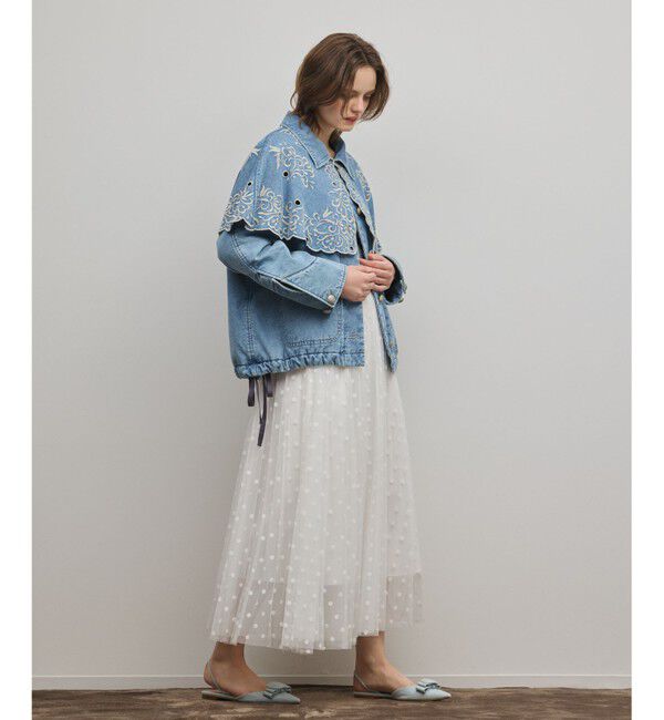 GRACE CONTINENTAL「ケープ付カバーオールジャケット」|その他|