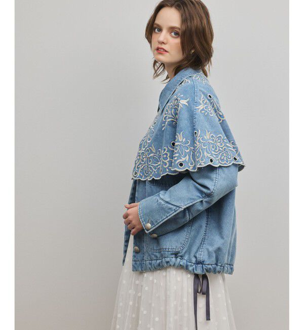 GRACE CONTINENTAL「ケープ付カバーオールジャケット」|その他|