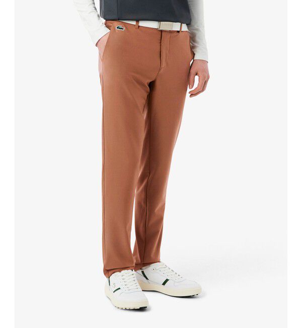 LACOSTE「撥水 ウルトラドライツイル スリムフィットゴルフパンツ チノパン」|チノ|