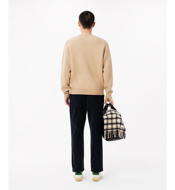 LACOSTE「センターラインステッチ コーデュロイイージーパンツ」|チノ|