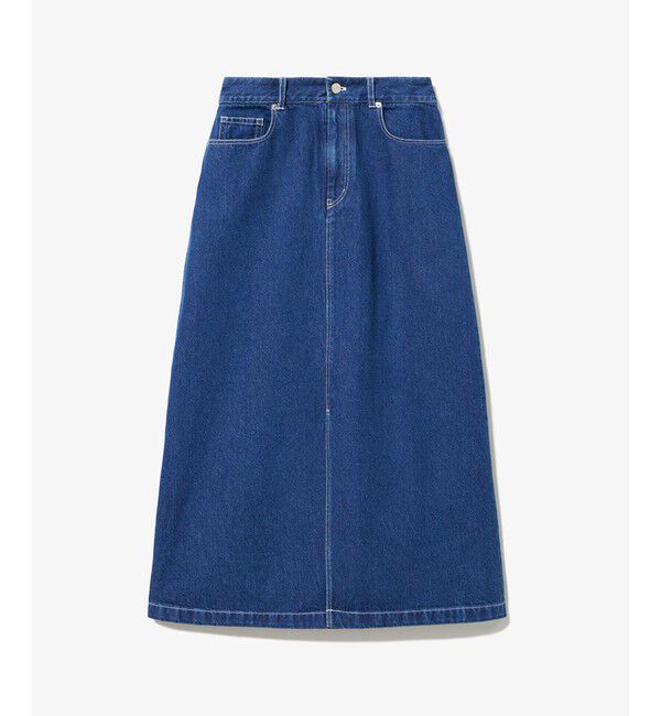 LACOSTE「プレーンデニムマキシ丈スカート」|スカート|