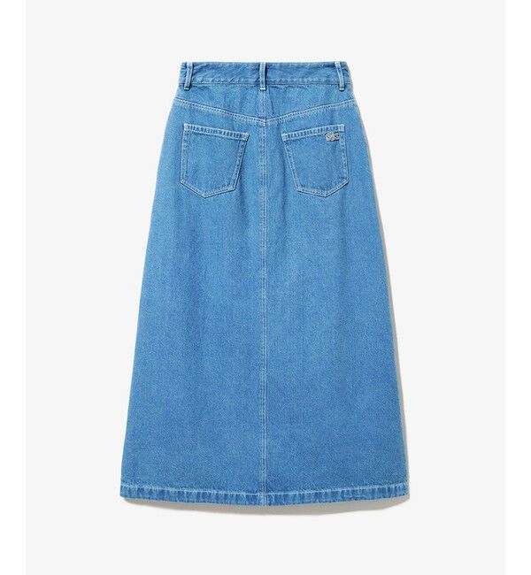 LACOSTE「プレーンデニムマキシ丈スカート」|スカート|