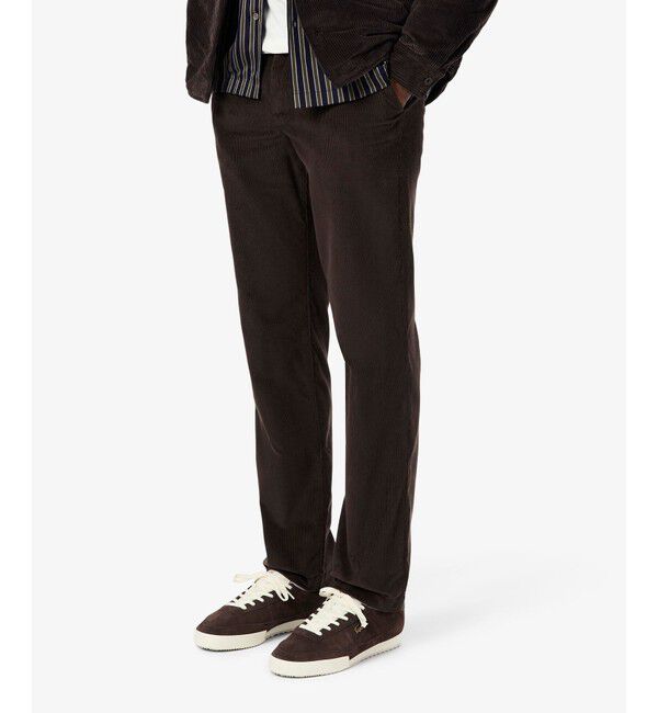 LACOSTE「ベーシックコーデュロイパンツ」|チノ|ダークブラウン