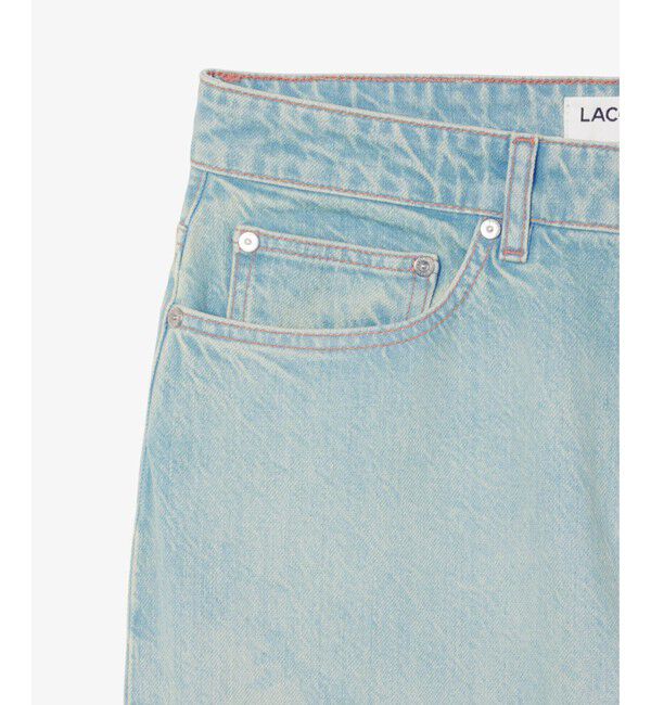 LACOSTE「シャンタコランドスケープモチーフデニムジーンズ」|デニム|