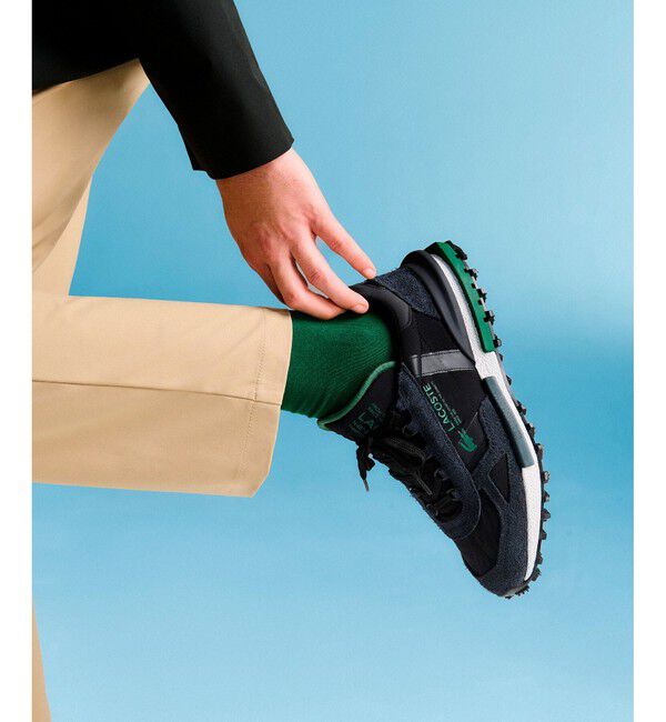 LACOSTE「メンズ ELITE ACTIVE 1262 SMA エリートアクティブ スニーカー」|スニーカー|ブラック&times;ホワイト