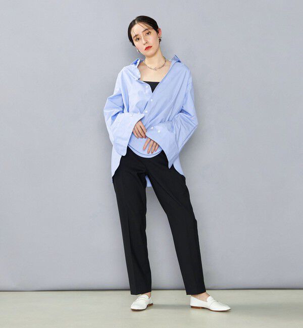 NOLLEY'S「NMPウールトロテーパードパンツ」|チノ|