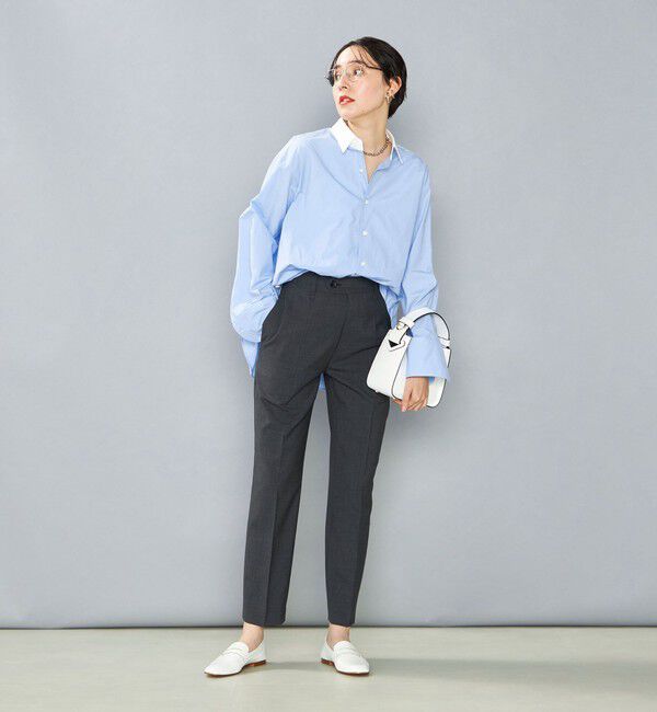 NOLLEY'S「NMPウールトロテーパードパンツ」|チノ|