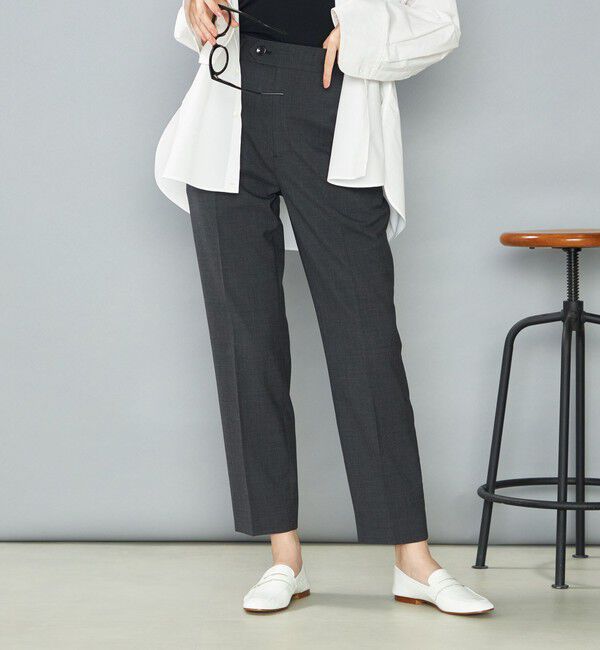 NOLLEY'S「NMPウールトロテーパードパンツ」|チノ|