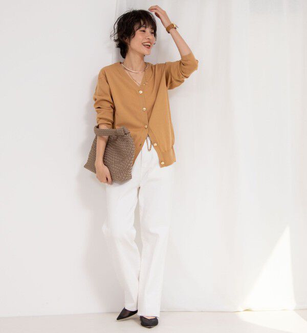 Rie Miller「【RM denim】センタープレスハイウエストデニム」|デニム|