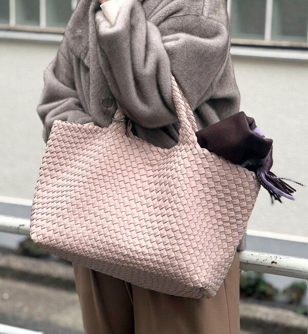 NOLLEY'S「メッシュトートバッグM【MD 二見☆別注カラーあり】」|トートバッグ|ベビーピンク