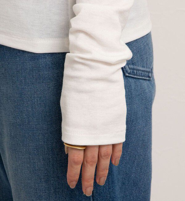 NOLLEY'S「【MAQWEL/マクウェル】リブクルーネックカーディガン」|カーディガン|