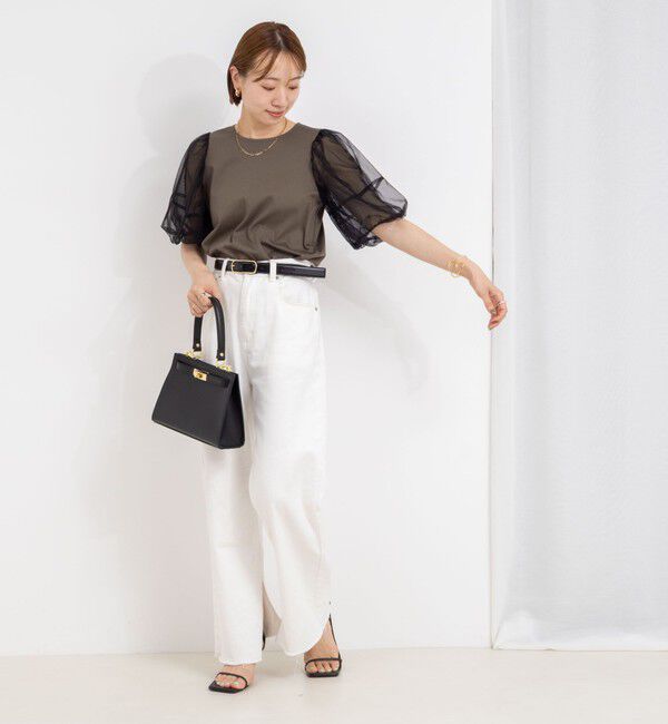 NOLLEY'S「バルーンスリーブプルオーバーカットソー」|Tシャツ・カットソー|