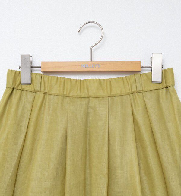 NOLLEY'S「シアーチンツタックスカート」|フレア|
