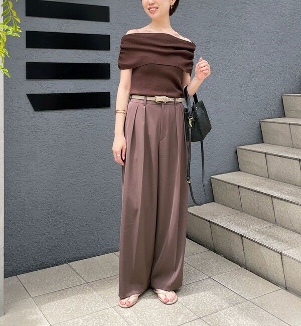 NOLLEY'S sophi「◇【WEB限定カラーあり】《手洗い可能》シアーオフショルプルオーバーニット」|ニット・セーター|