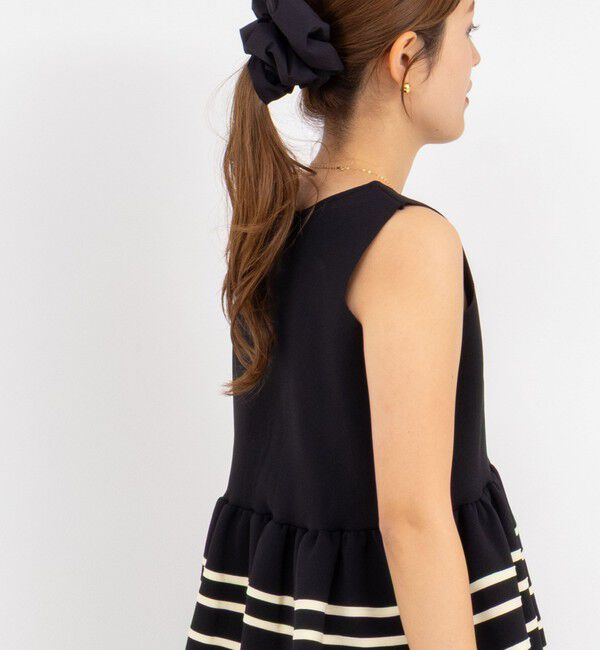 NOLLEY'S「《セットアップ対応》ミラノリブペプラムプルオーバーニット」|ニット・セーター|