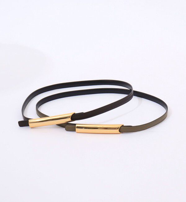 NOLLEY'S「【ATELIER AMBOISE/アトリエアンボワーズ】チューブリバーシブルベルト」|ベルト|