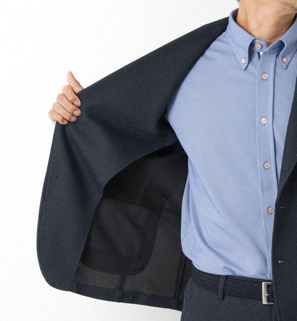 NOLLEY'S goodman「《ビジカジ/セットアップ対応》【尾州】先染めハニカムイージーJK 25AW」|テーラードジャケット|