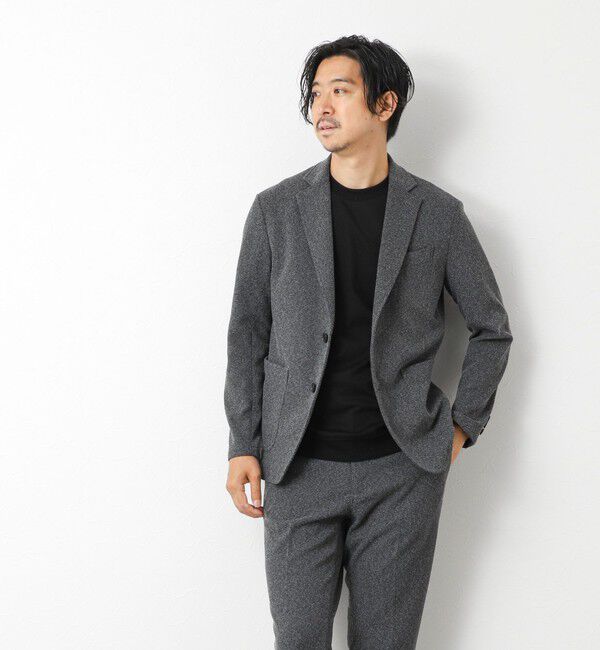 NOLLEY'S goodman「《ビジカジ/セットアップ対応》【尾州】先染めハニカムイージーJK 25AW」|テーラードジャケット|