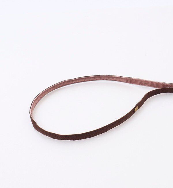 NOLLEY'S「【JENNIFER OUELLETTE/ジェニファーオレット】ベロアｘグログランアレンジカチューシャ」|カチューシャ|