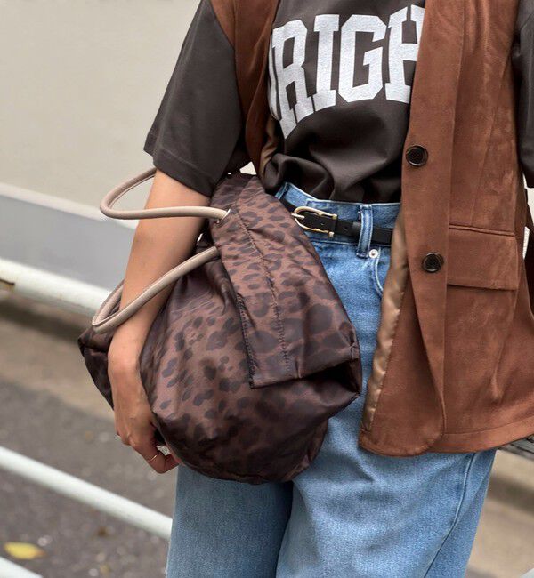 NOLLEY'S「【MARCO MASI/ マルコマージ】レオパードナイロントートバッグ」|トートバッグ|