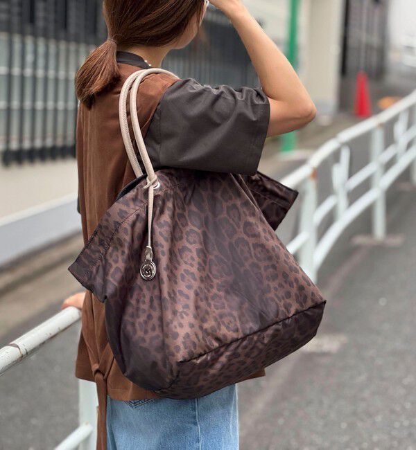 NOLLEY'S「【MARCO MASI/ マルコマージ】レオパードナイロントートバッグ」|トートバッグ|