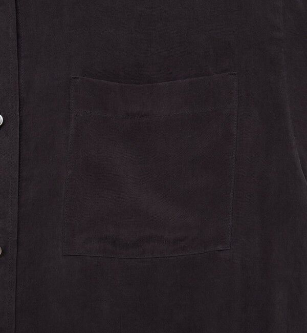 NOLLEY'S「《セットアップ対応》ウォッシャブルシルキーキュプラドレープシャツ」|シャツ・ブラウス|