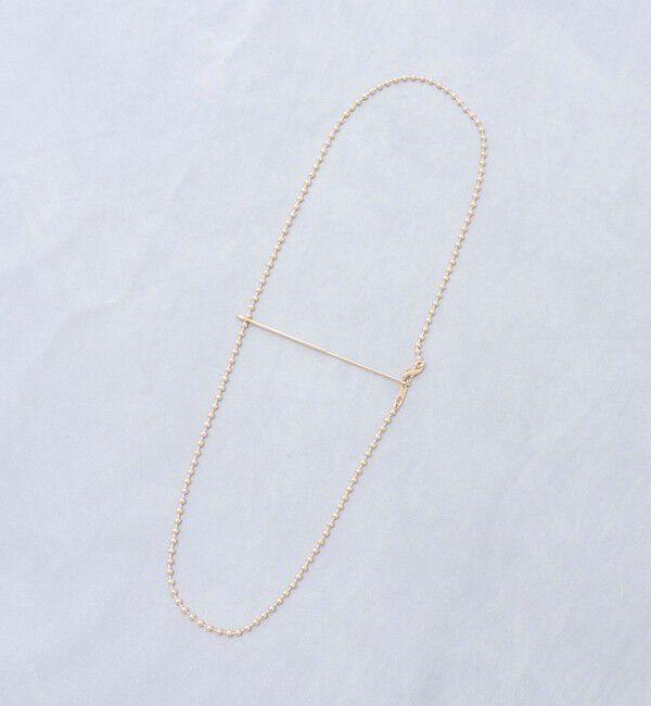 grace grace「【grace grace/グラスグラス】ロングフックボールアレンジネックレス」|ネックレス|