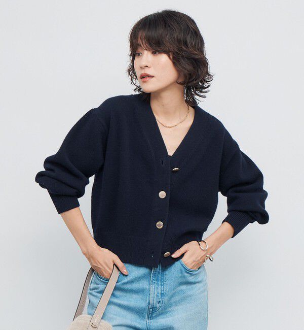 NOLLEY'S「5GノアリスVネックカーディガン」|カーディガン|