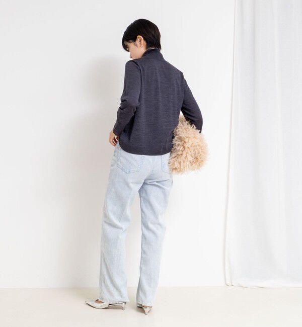 NOLLEY'S sophi「《手洗い可能》18Gウール100%ハイネックプルオーバー」|ニット・セーター|