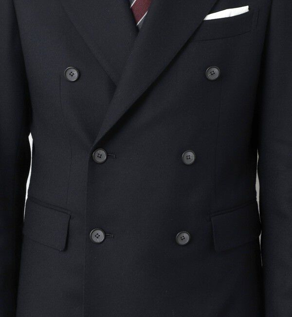 NOLLEY'S goodman「《ビジカジ対応》尾州 WOOL W JACKET 25AW」|テーラードジャケット|