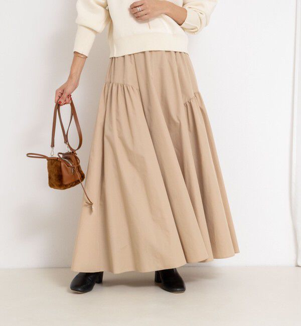 NOLLEY'S「ウォッシャブルブロードサイドマルチWAYギャザースカート」|スカート|