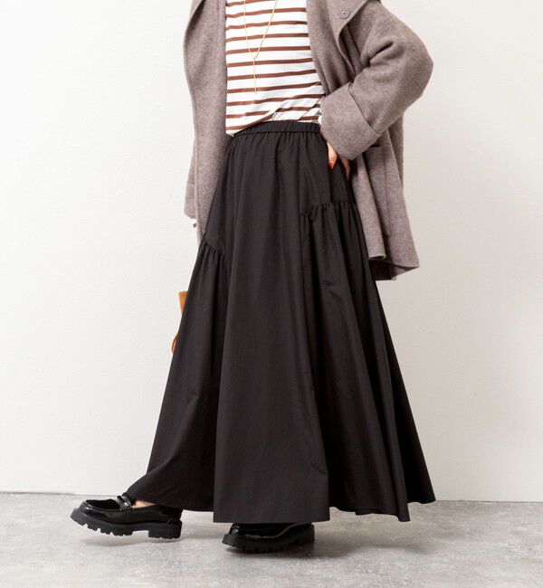 NOLLEY'S「ウォッシャブルブロードサイドマルチWAYギャザースカート」|スカート|